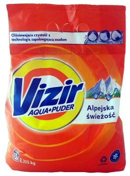 VIZIR 3,315 KG  PROSZEK DO PRANIA  ALPEJSKA ŚWIEŻOŚĆ 