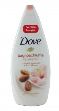 DOVE BUBBLE BATH ALMOND CREAM AND HIBISCUS FLOWER (700 ML)