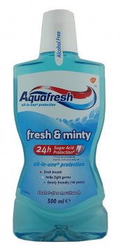 Płyn do płukania jamy ustnej Aquafresh Fresh Mint(500ml) EAN:6001076138905