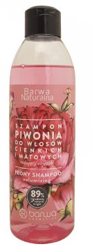 Barwa Szampon  Piwonia Nadający Objętość  Włosy matowe (300ml ) Ean 5902305006341
