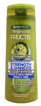 FRUCTIS SHAMPOO STRENGTH AND SHINE 2in1 (400ML)