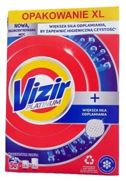 VIZIR PLATINUM+  2,75 KG  PROSZEK BIAŁE I JASNE TKANINY 