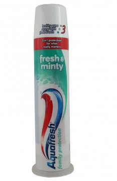 AQUAFRESH FAMILY PROTECTION Зубная паста FRESH&MINTY (100 МЛ)