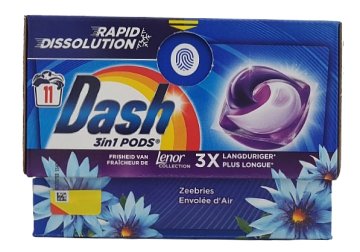 DASH CAPS 3 IN1 11 KAPS.SEA BREEZE  KAPSUŁKI DO PRANIA 