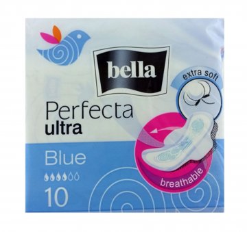 Podpaski higieniczne BELLA PERFECTA ULTRA BLUE (10szt) EAN 5900516301125
