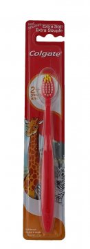 COLGATE ЗУБНАЯ ЩЕТКА EXTRA SOFT KIDS 2+ (1 ШТ)