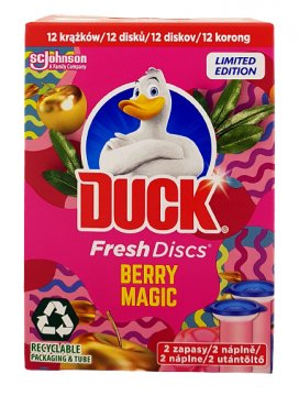 Duck Wc 2x36ml Berry Magic Discs 12 Krążków Żel Zapas (EAN: 5000204187090)
