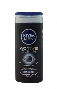 NIVEA ГЕЛЬ ДЛЯ ДУША ACTIVE CLEAN MEN (250MЛ)
