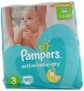 PAMPERS ACTIVE BABY-DRY, 3 (5-9KG) (90SZT) 