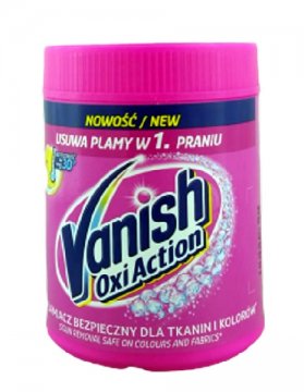 Vanish Oxi Action Pink Odplamiacz  (470g) EAN:5900627081725