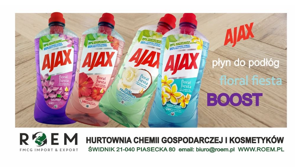 Hurtownia środków czystości  Roem - Ajax hurtownia chemiczna 