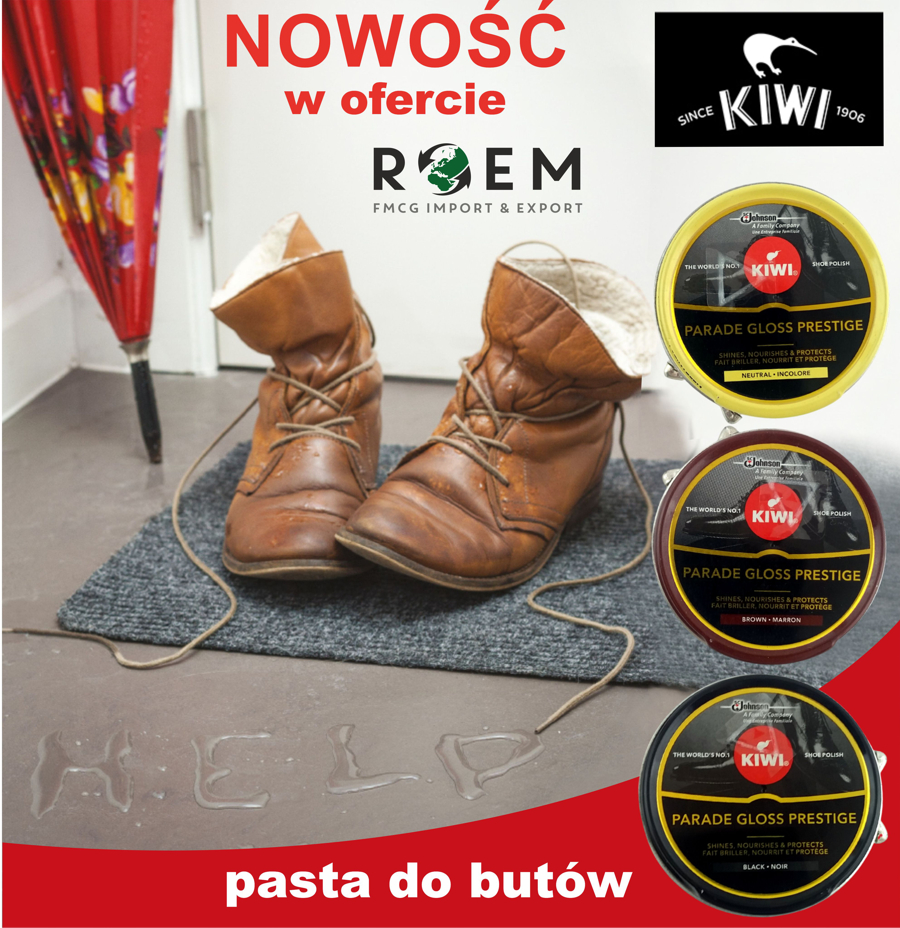 Kiwi pasta do butów - Hurtownia chemiczna i środków czystości Roem