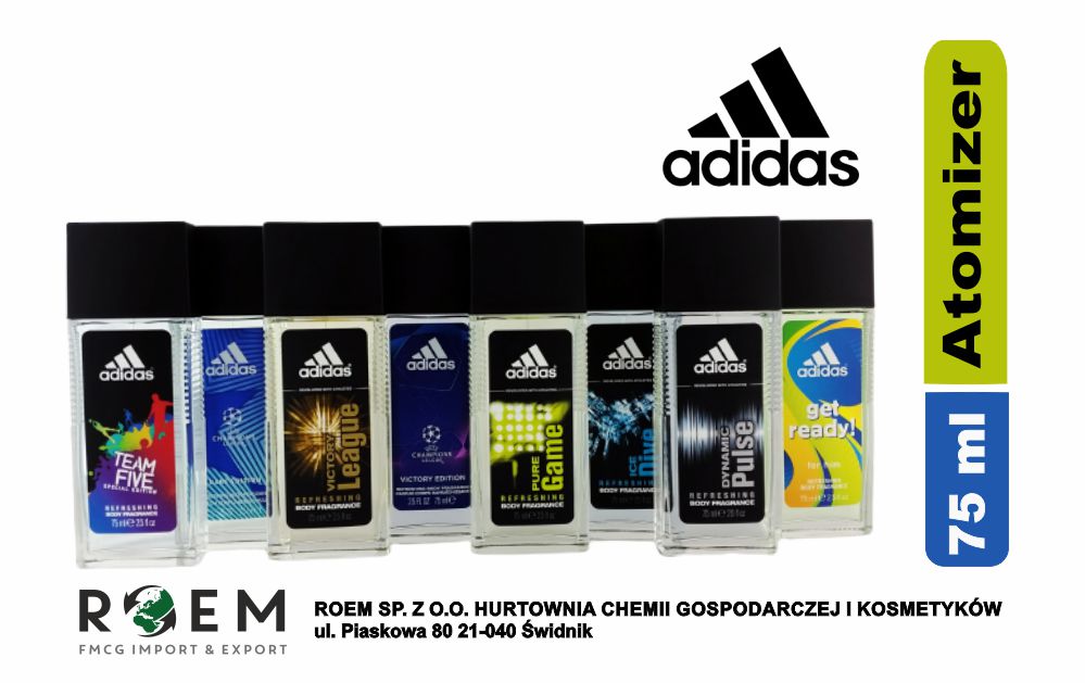 Hurtownia chemiczna Roem - Adidas dezodorant hurt kosmetyków