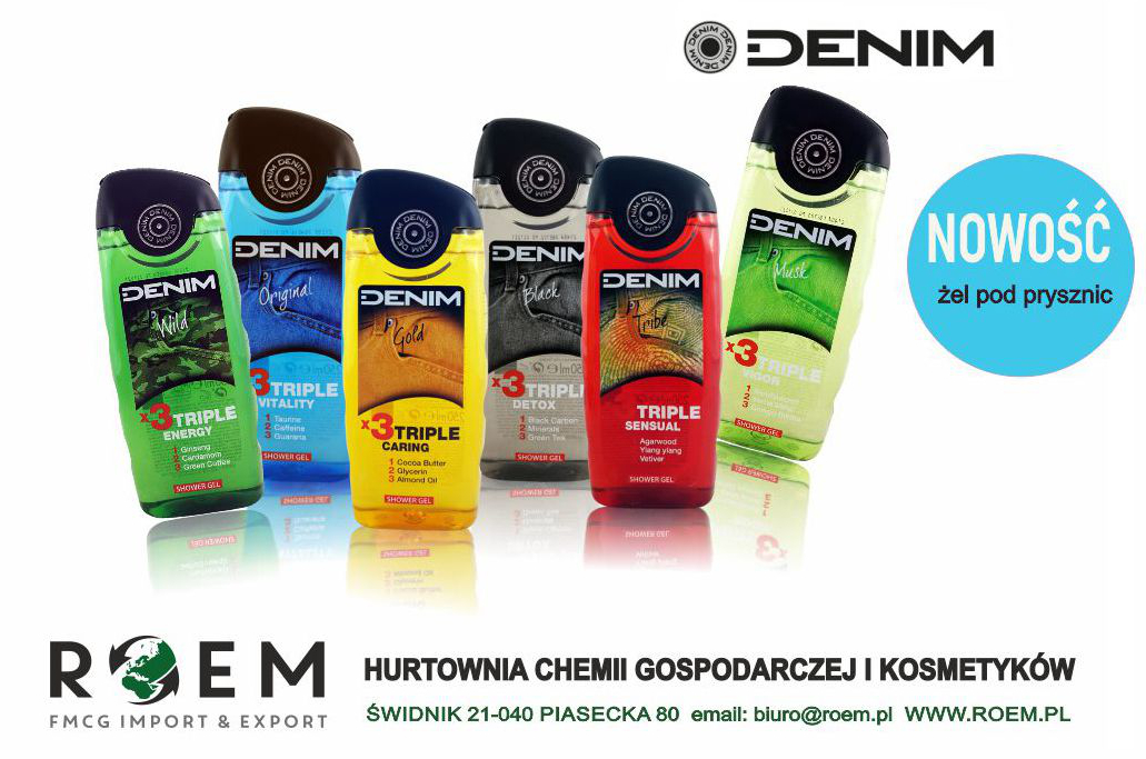 Produkty Denim w ofercie hurtownii chemii gospodarczej i kosmetyków!!!