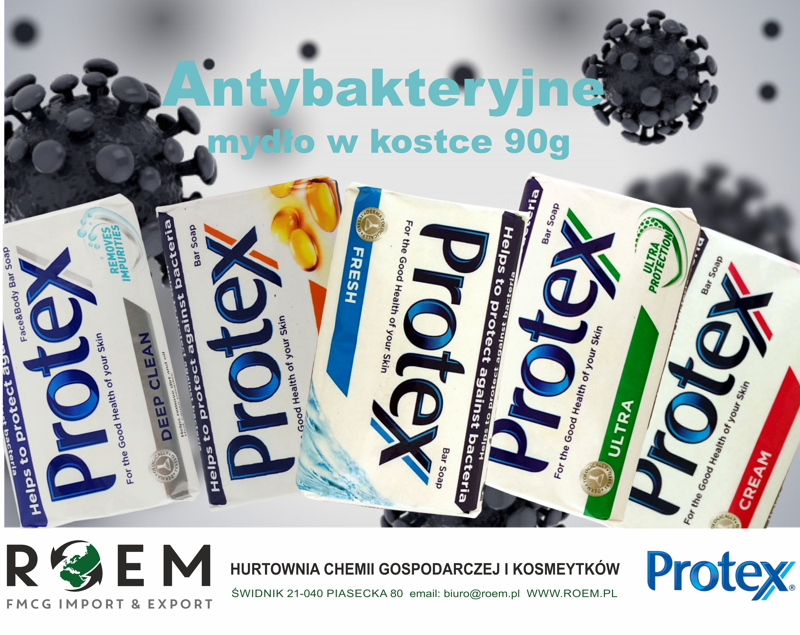  Antybakteryjne mydło Protex od dzisiaj w naszej ofercie! - Roem hurtownia chemiczna